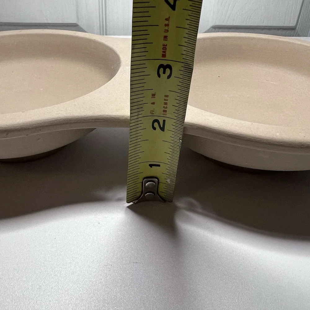 Pampered Chef Stoneware Microwave Double‎ Egg Cooker